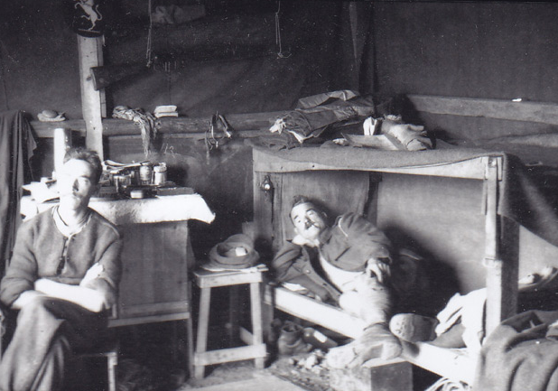 Soldiers resting image